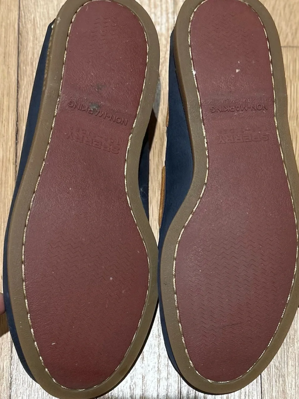 Men's Sperry Top Sider Leather Boat Shoes 7.5